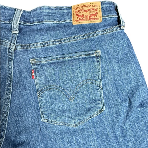 Levi's Light Blue Jean Shorts 16 W - Picture 9 of 10